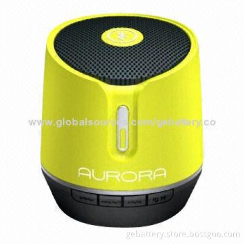 Portable Audio Speaker Box with Wireless Bluetooth and LED Lights, 3W Rated Power